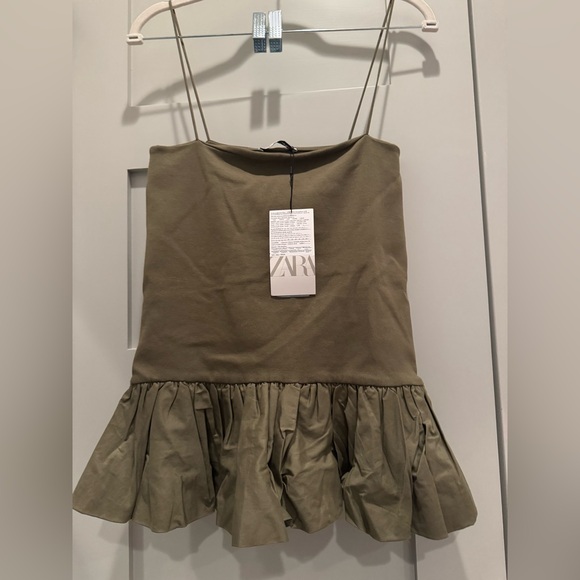 Zara Tops - Zara Khaki Women's Skirt Set